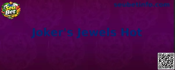 Interface gráfica de Joker's Jewels Hot com símbolos do bufão e rolos de jogo